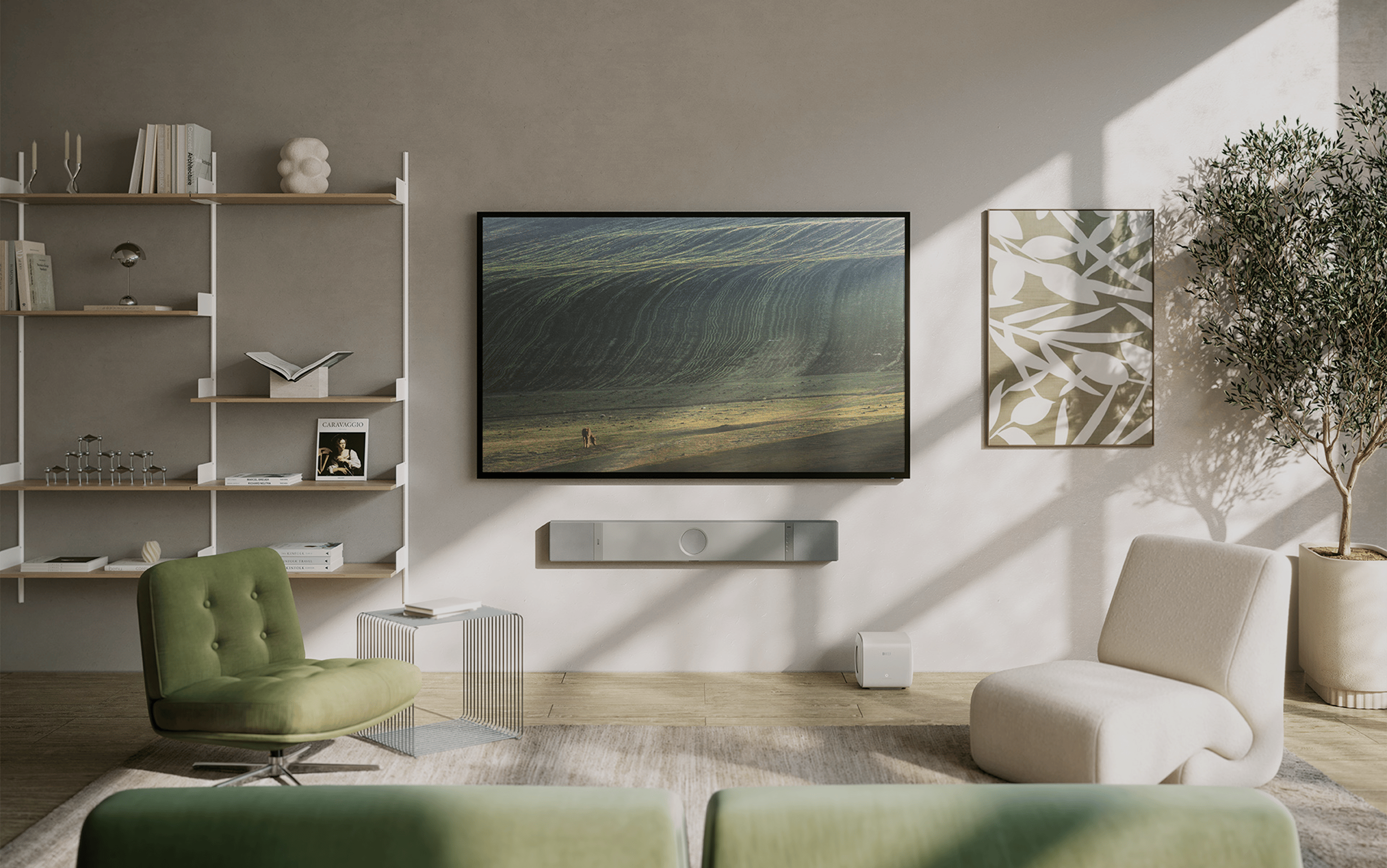 KEF XIO Soundbar 5.1.2 Dolby Atmos &ndash; 820W, Uni-Q MX, VECO