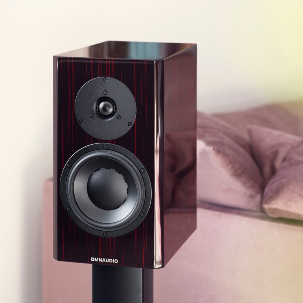 Dynaudio Special Forty – dettaglio tweeter Esotar Forty 28mm, cupola morbida con rivestimento DSR, sistema magnetico ibrido
