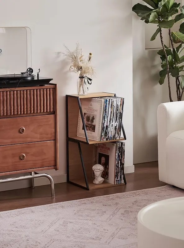 Norstone Vinyl LP Case – configurazione cassa record store e scaffale a parete