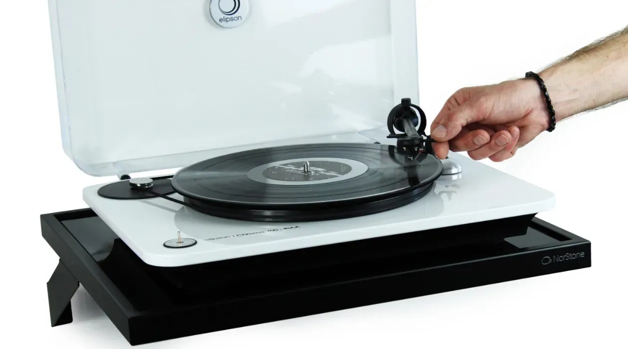 Norstone Esse WS – mensola a parete per giradischi Hi-Fi con smorzatori Damp 50