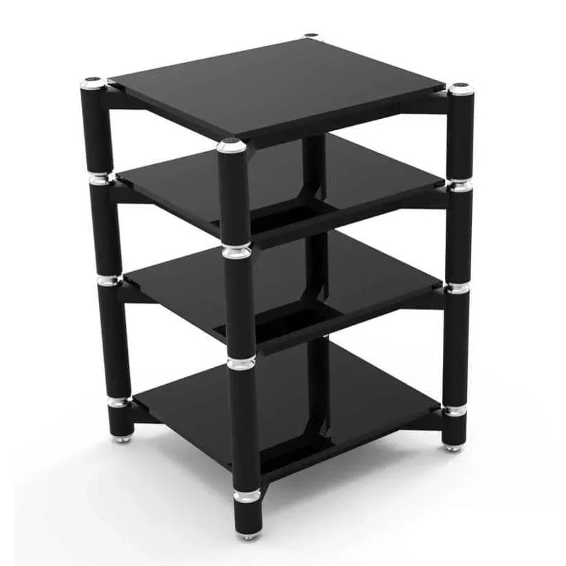 Norstone Spider – moduli sovrapposti in configurazione torre, finitura vetro nero e struttura in acciaio