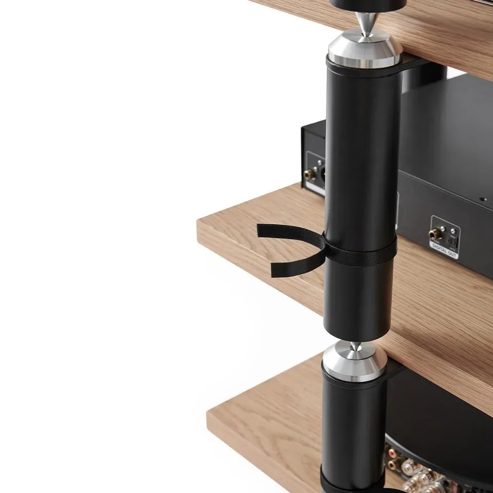 Norstone Copenhagen – rack Hi-Fi in ambiente di ascolto con elettroniche Hi-Fi