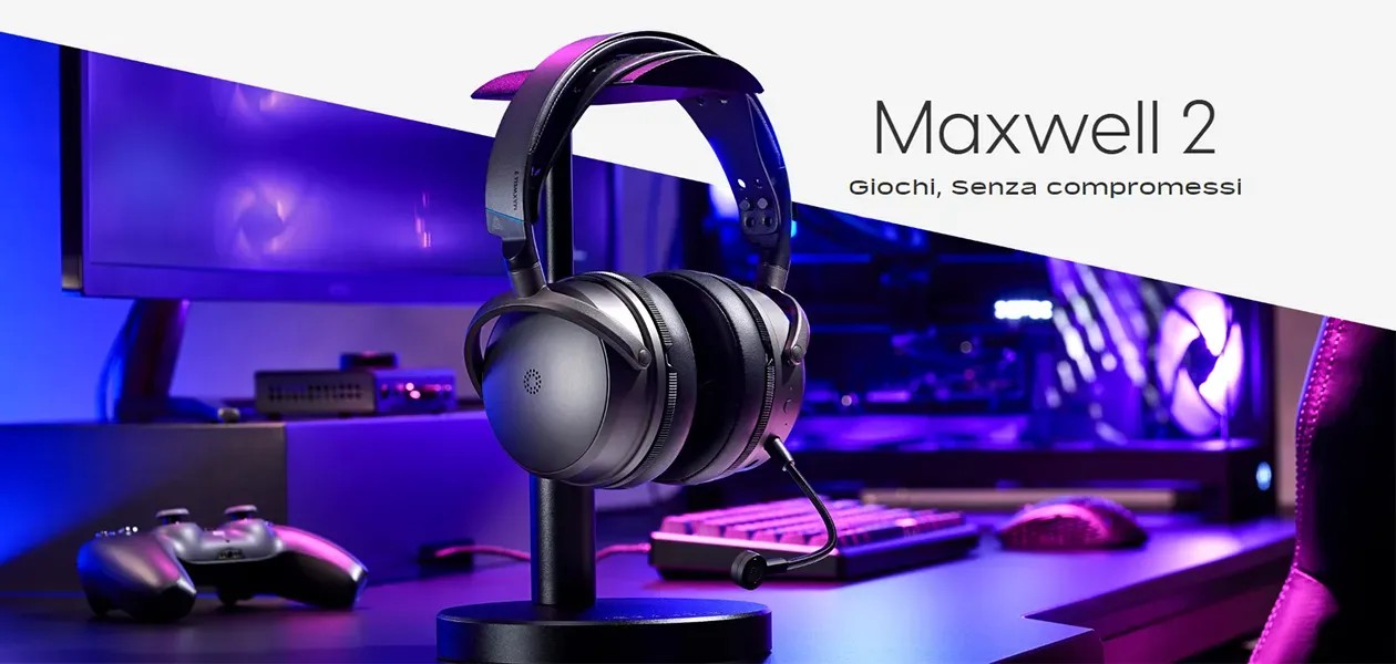 Audeze Maxwell 2 – dettaglio driver planare 90mm con tecnologia SLAM e fascia ventilata