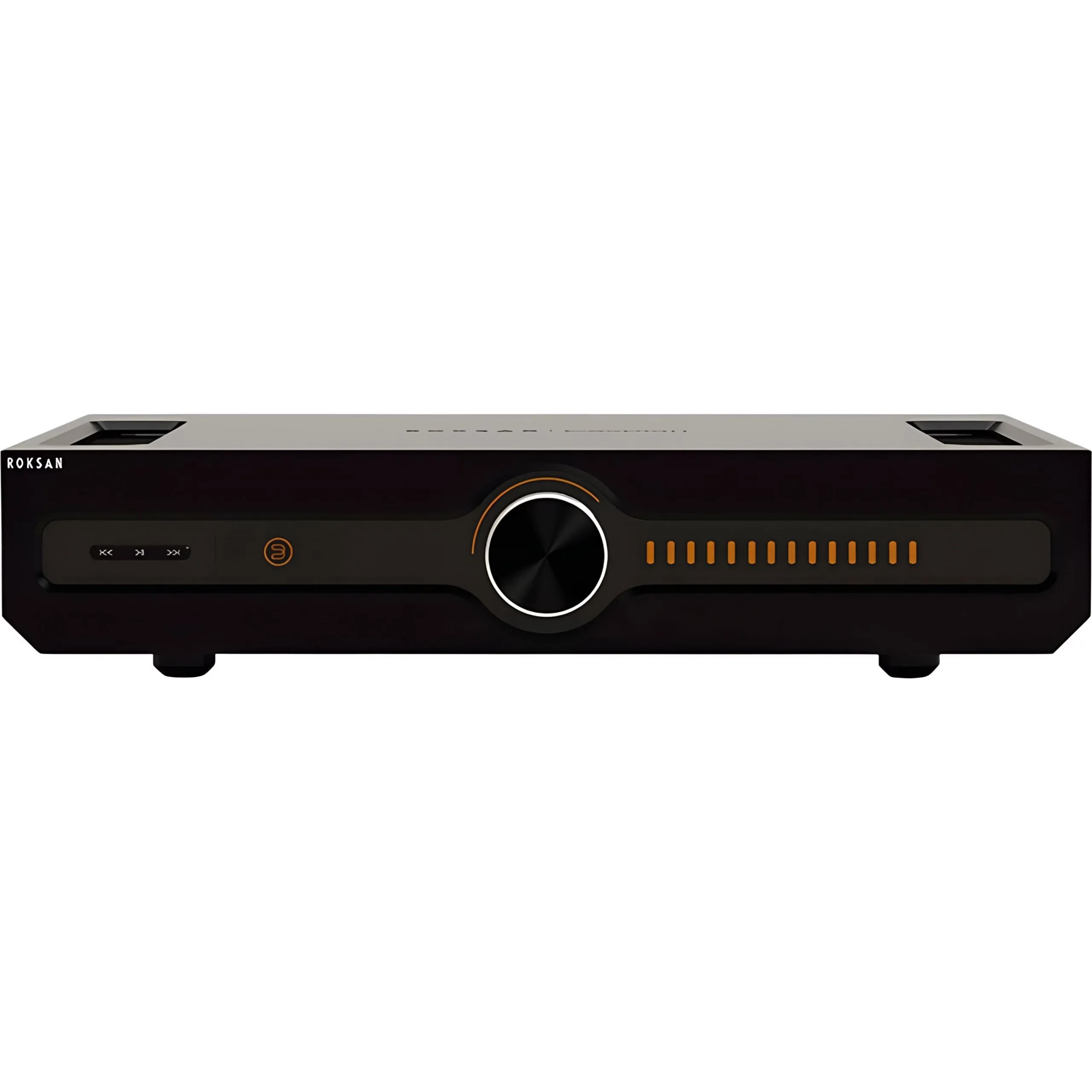 Roksan Caspian 4G Streaming Pre – pannello posteriore: XLR, RCA, phono, coax, ottico, HDMI eARC, Ethernet