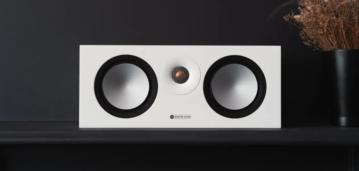 Monitor Audio Bronze Centre 7G – frontale con doppio driver C-CAM e tweeter Gold Dome