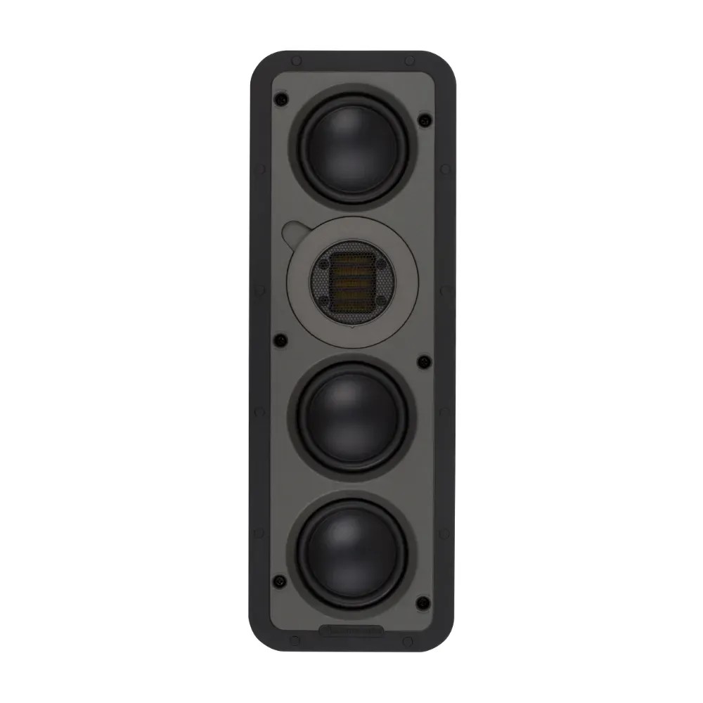 Monitor Audio WSS430 – tweeter MPD Micro Pleated Diaphragm, dettaglio diaframma plissettato ruotabile