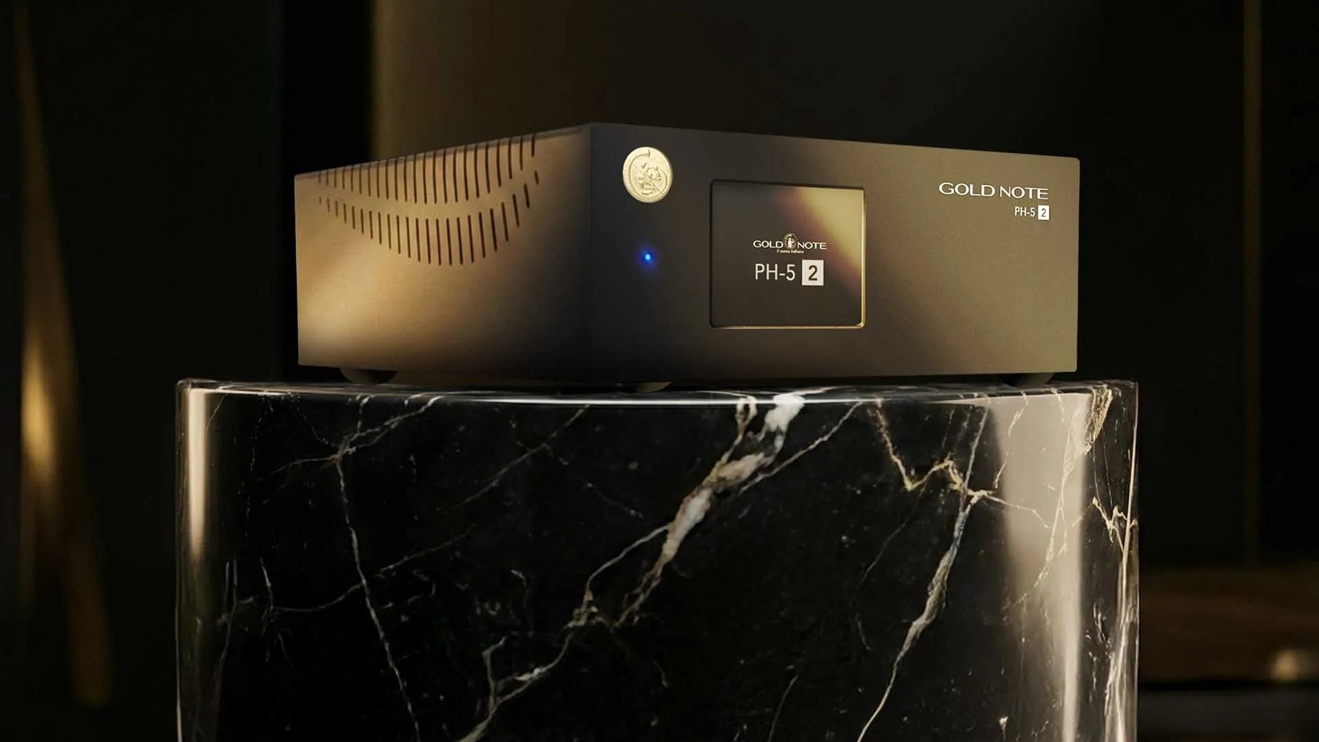 Gold Note PH-5.2 – preamplificatore phono MM/MC Serie 5.2, display touchscreen a colori, finitura nero