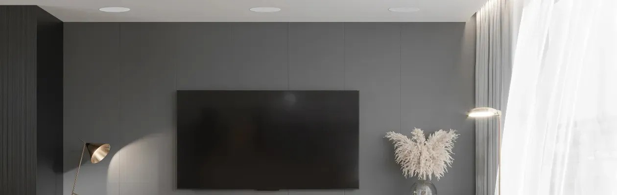 Monitor Audio C2S – diffusore da soffitto Creator Series Tier 2 Small, woofer RST II 5 pollici, griglia tonda