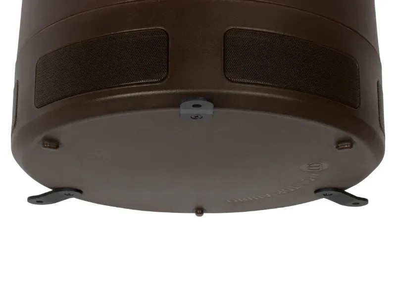 Monitor Audio CLG-W10 – installazione su deck in fioriera, tap 70/100V e 4 Ohm sul pannello terminali