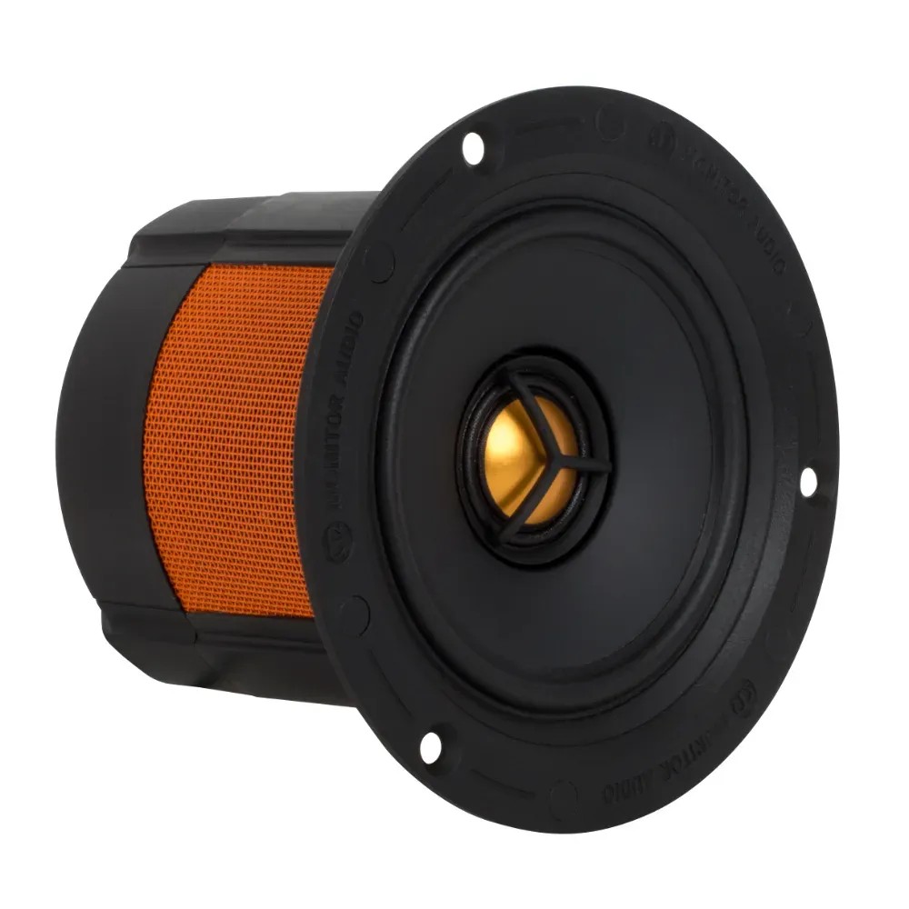 Monitor Audio CF230 – driver coincidente 76mm C-CAM con tweeter 19mm Gold Dome integrato, sezione assembly unit compatta