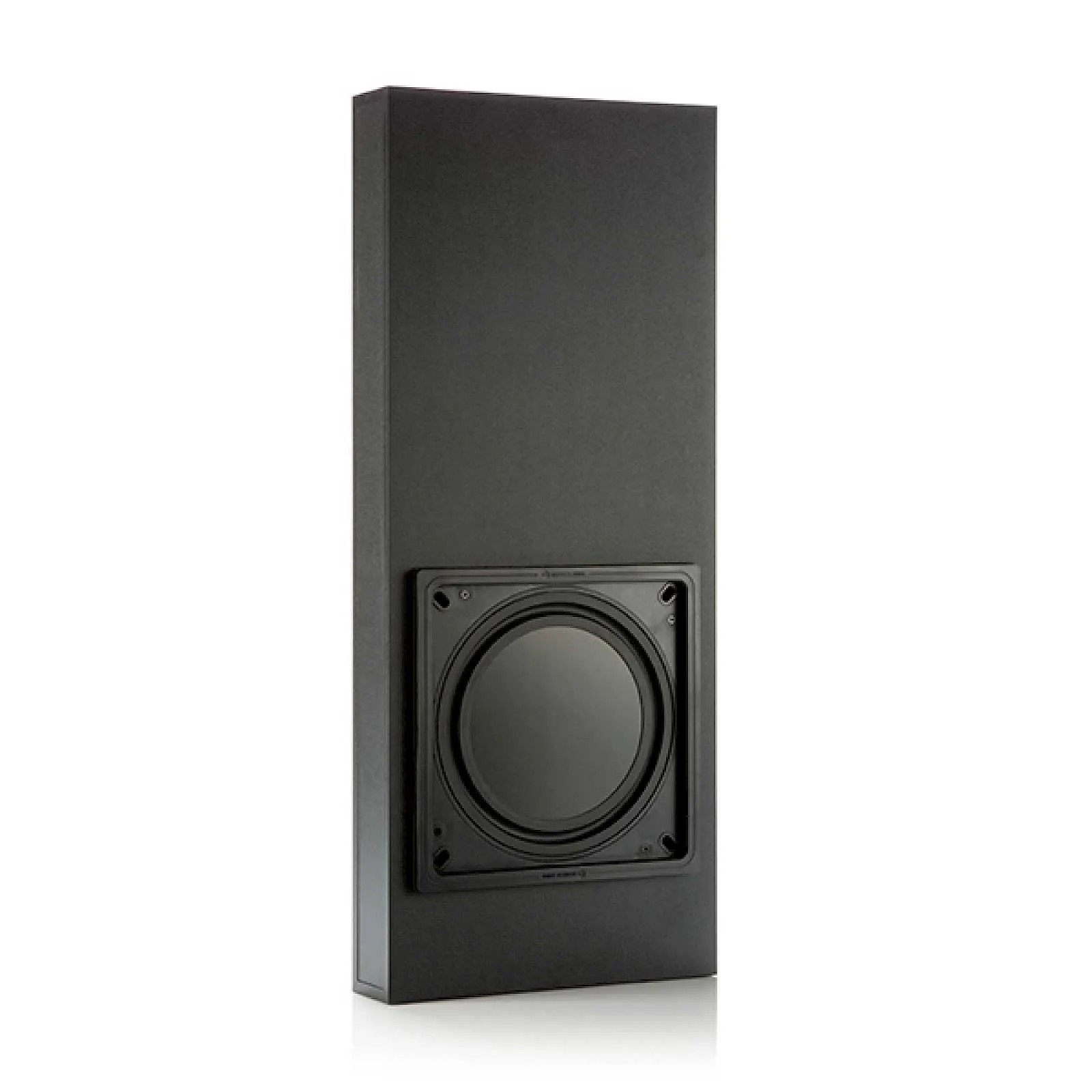 Monitor Audio IWB-10 – terminali esterni pre-cablati, finitura vinilica nera Sandex, materiale MDF CARB Level 2