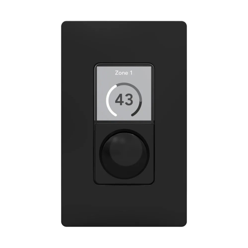 Integra ZC1 – pannello a parete zone controller finitura bianca, interfaccia navigazione zone, alimentazione PoE cavo Cat singolo