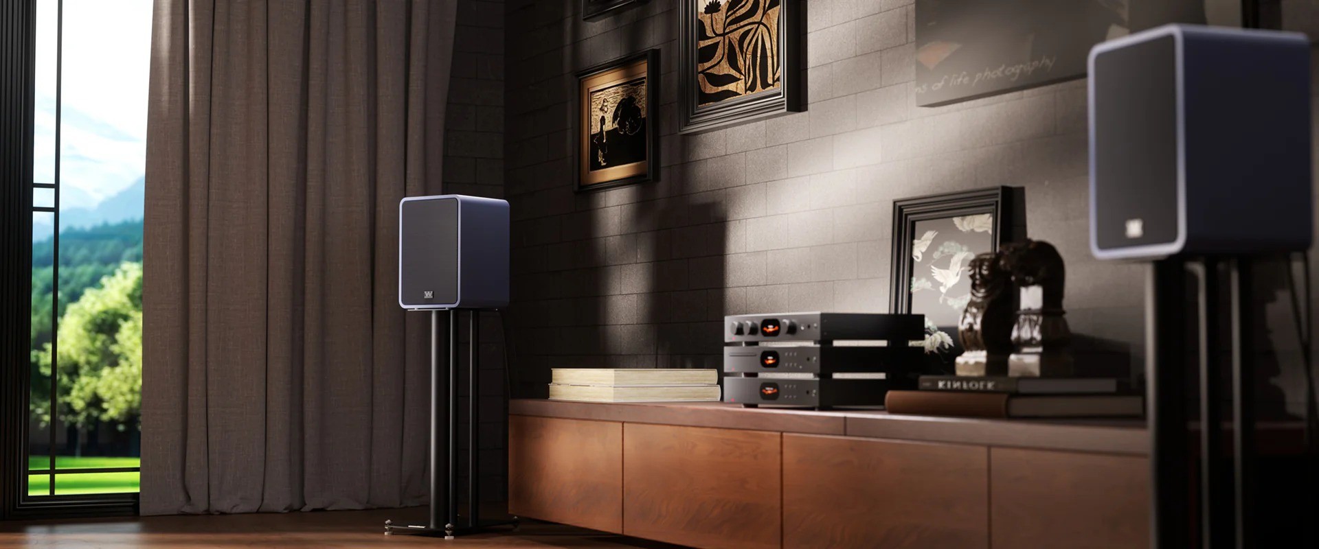 Wharfedale Denton 1S – confronto con Denton 1 1974: cabinet curvo bianco opaco heritage 2026 vs originale in plastica bianca, stesso concetto coassiale 50 anni dopo