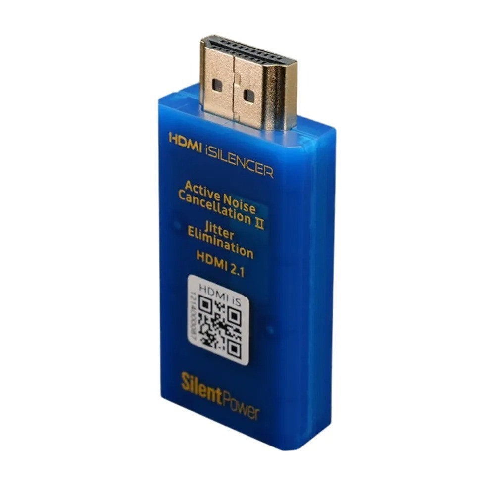 iFi HDMI iSilencer – installato tra cavo HDMI e porta TV 65 pollici 4K, compatibilità HDMI 2.1 8K HDR