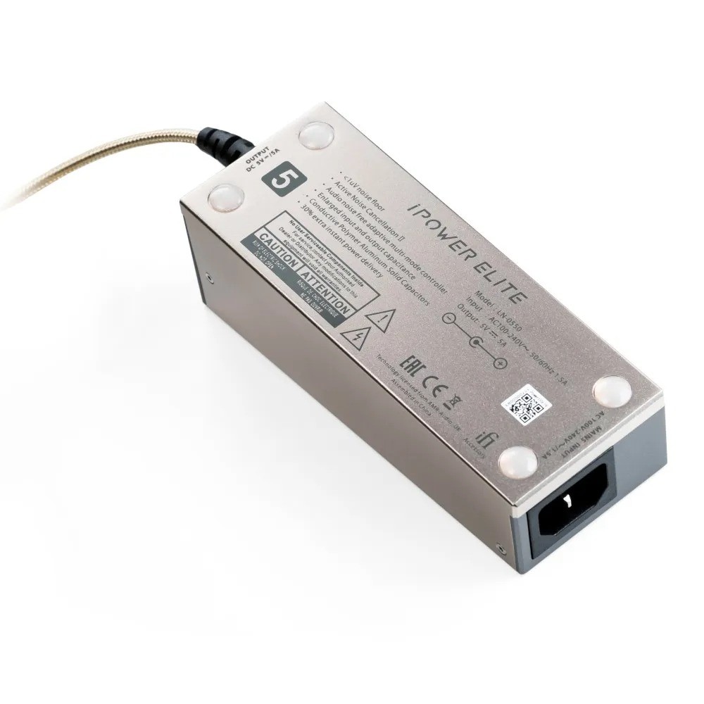 iFi iPower Elite – frequency shuffling technique: lo schema tecnico che sposta la frequenza di switching per distribuire l'EMI su banda più larga