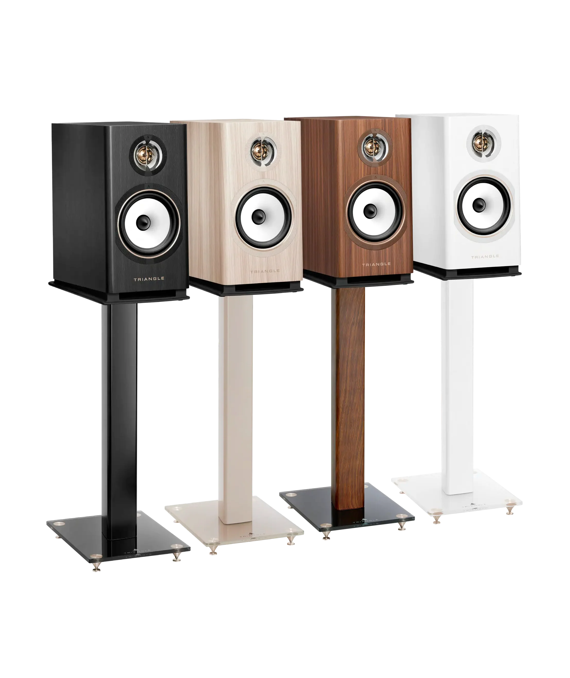 Triangle Solstice 3 – coppia diffusori bookshelf, finitura Teak, tweeter TZ2540MG horn OS-SEW, woofer 16cm cellulosa, MDF bordi arrotondati, grille magnetica