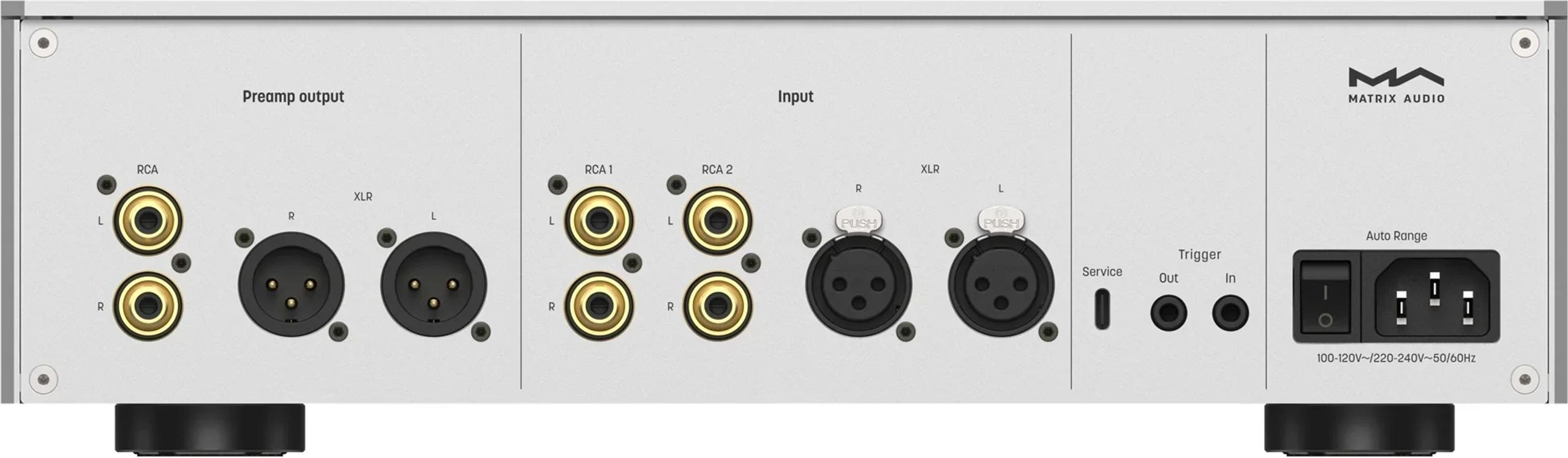 Matrix Audio NA-1 – amplificatore cuffie Class A puro, chassis alluminio CNC 330mm N Series, display frontale, uscite 4.4mm 6.35mm 4-pin XLR, preamplificatore