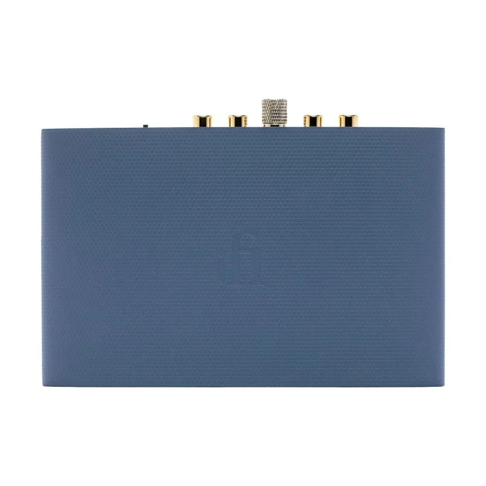iFi ZEN Air Phono 2 – installazione desktop: giradischi con testina MM o MC, ZEN Air Phono 2, amplificatore o diffusori attivi, catena vinile completa