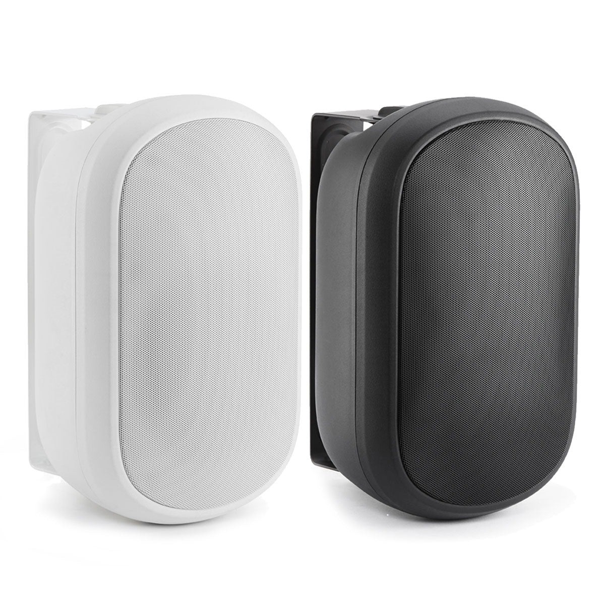 Triangle Secret EXT7 – diffusore outdoor IP66 nero opaco con staffa orientabile, tweeter alluminio frontale, installazione a parete terrazza bordo piscina