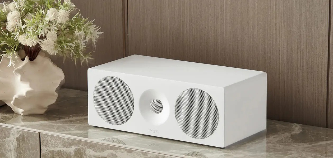 Tangent Spectrum II XC – diffusore centrale design scandinavo, finitura satin black, tweeter 1 pollice, doppio mid-woofer 4 pollici cellulosa