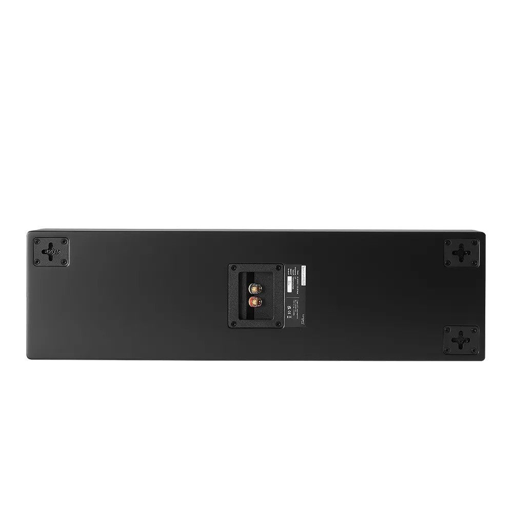 Tangent Spectrum II XLCR – pannello posteriore con morsetti diffusori, finitura satin black