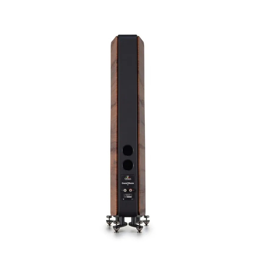 Opera Grand Mezza v2 – pannello posteriore con doppio risonatore DCAAV, finitura Rosewood