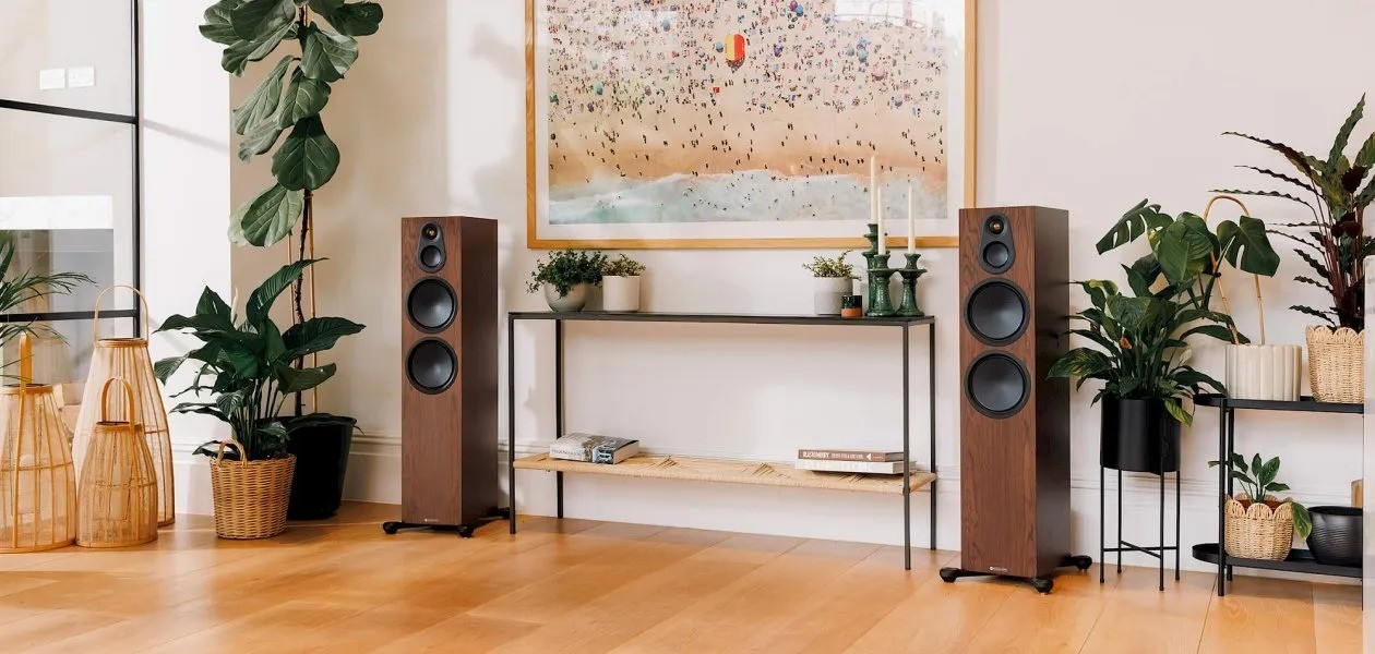 Monitor Audio Silver 500 8G – diffusori da pavimento 3 vie, doppio woofer C-CAM 8 pollici, tweeter Gold Dome, finitura High Gloss Black