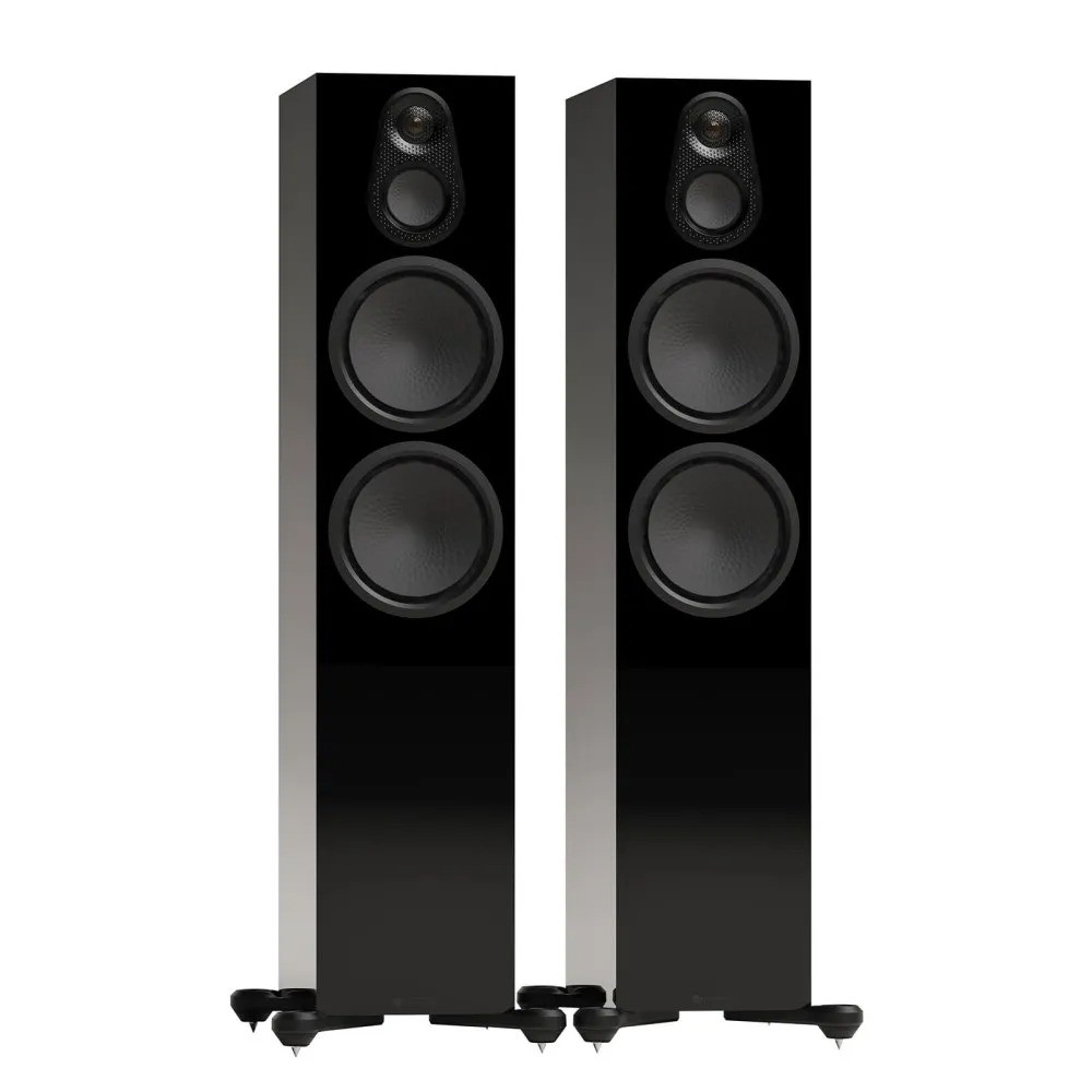 Monitor Audio Silver 500 8G – dettaglio doppio woofer C-CAM 8 pollici con geometria RST III e midrange dedicato