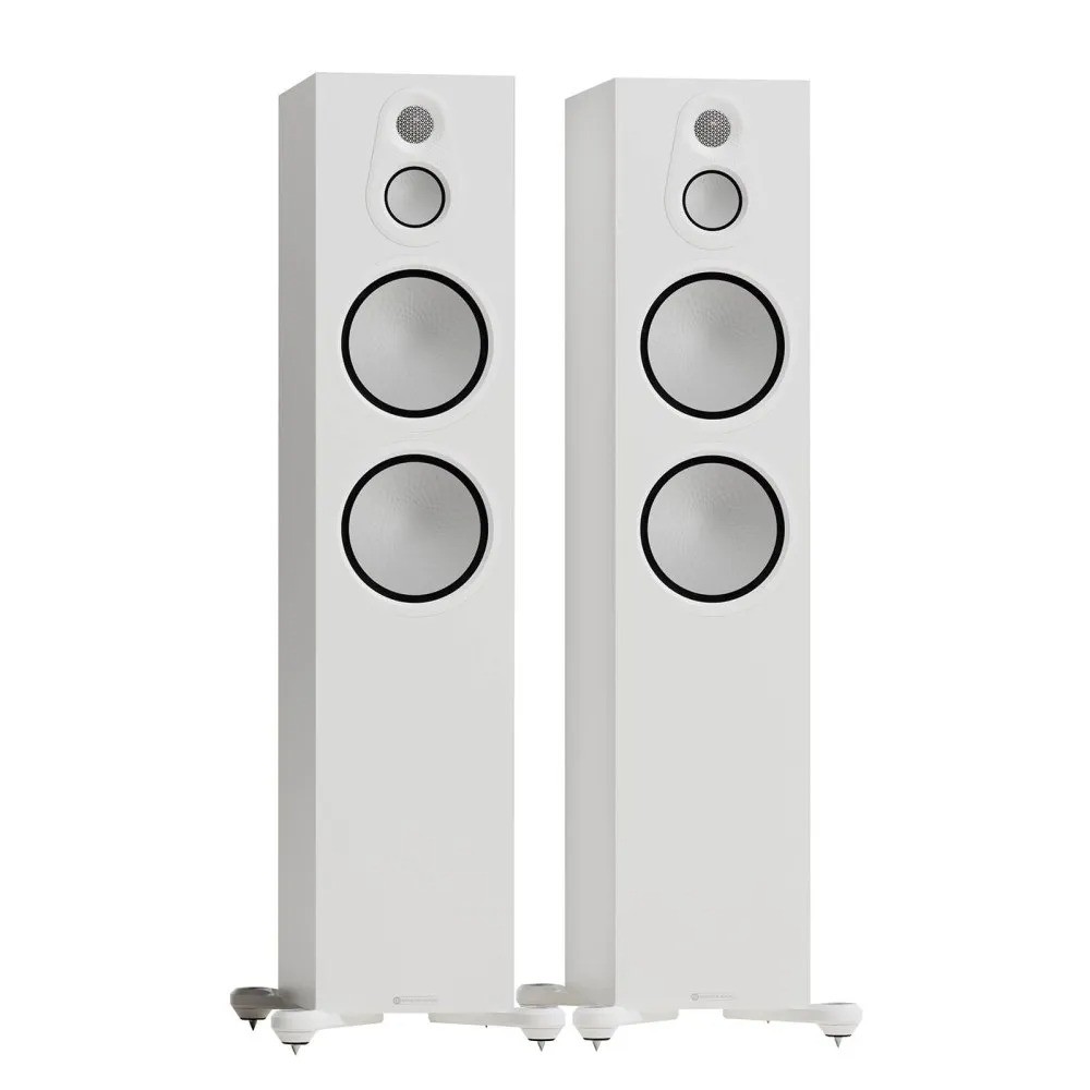 Monitor Audio Silver 500 8G – finiture disponibili High Gloss Black, European Walnut, Satin White