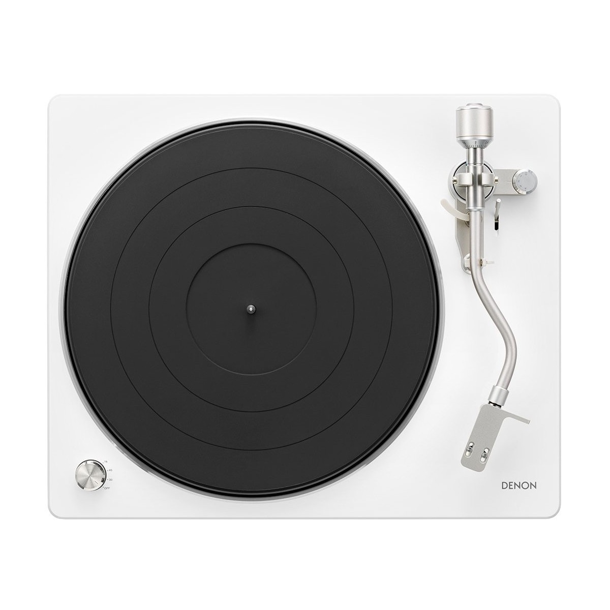 Denon DP-400 – vista laterale con coperchio parapolvere removibile