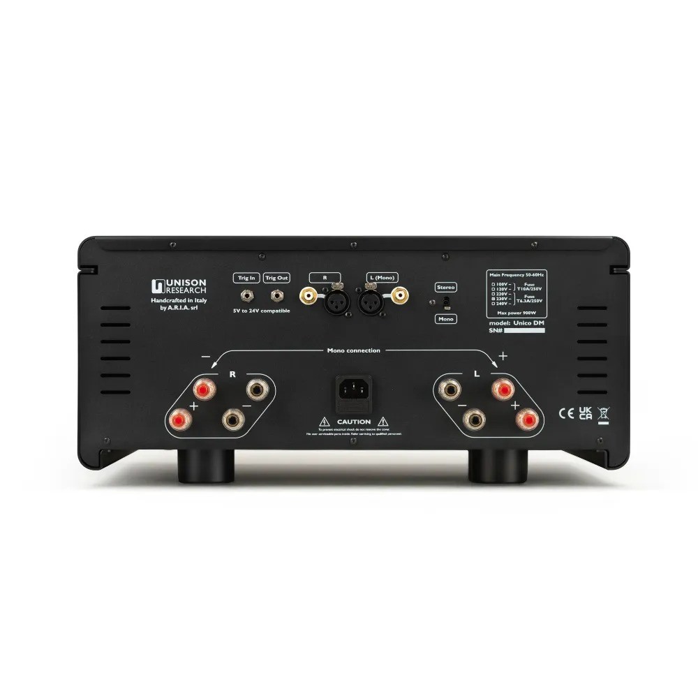 Unison Unico DM v2 – schema tecnologia A.S.H.A. Analog Synchronized Hybrid Amplification