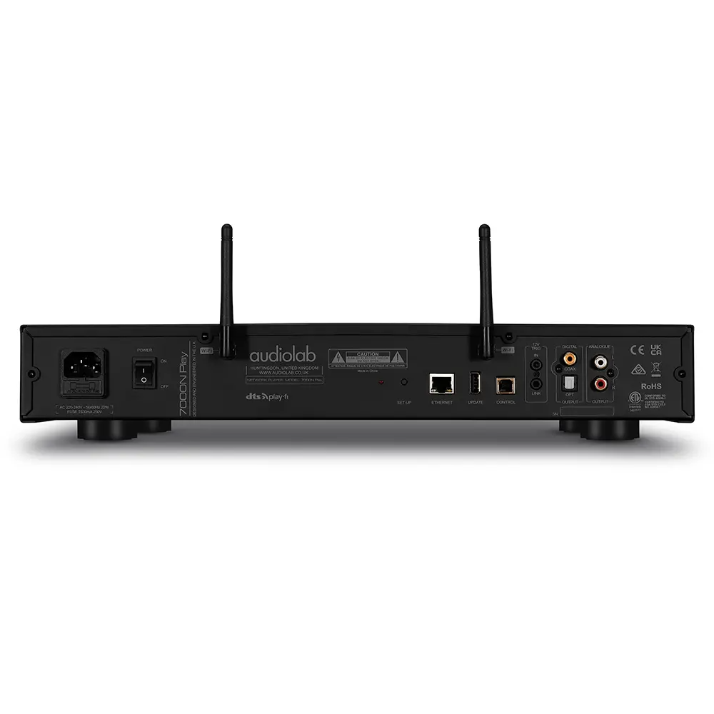 Audiolab 7000N – streamer di rete wireless, display LCD IPS 2,8 pollici, finitura nera