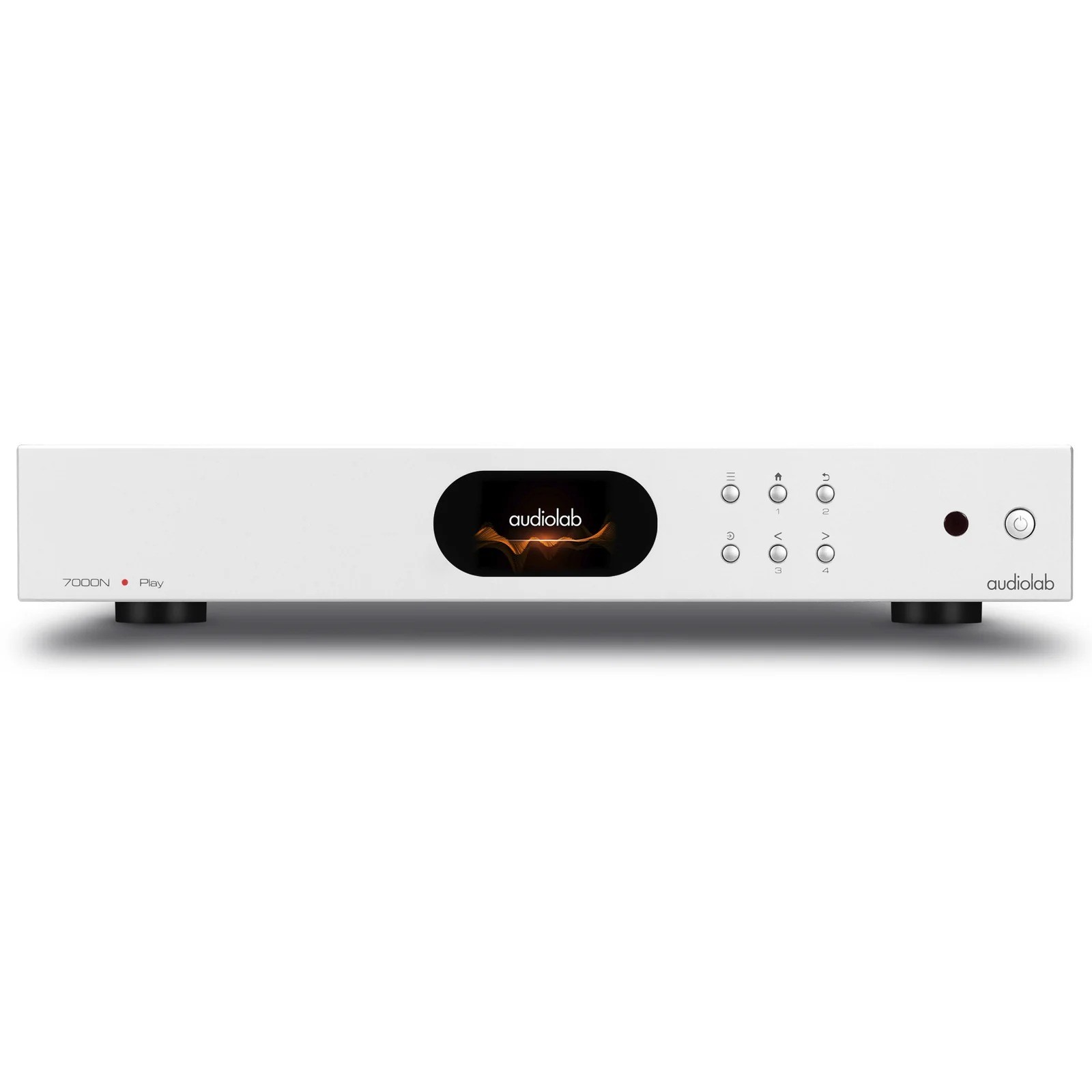 Audiolab 7000N – icone servizi di streaming supportati tramite DTS Play-Fi e AirPlay 2