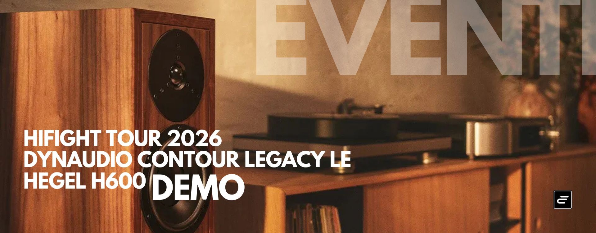 HiFight Tour 2026 a Vittoria: Dynaudio, Hegel e Chord Company da Electrosound Mangione