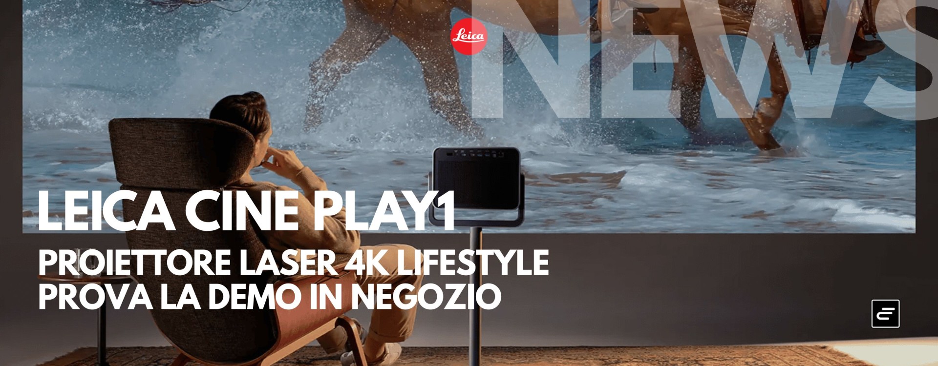 Leica Cine Play 1: il proiettore laser 4K lifestyle in demo nel nostro showroom in Sicilia