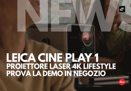 Leica Cine Play 1: il proiettore laser 4K lifestyle in demo nel nostro showroom in Sicilia
