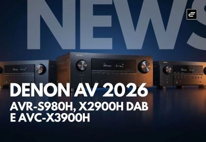 Denon AVR-S980H, X2900H DAB e AVC-X3900H: i nuovi amplificatori home cinema 2026