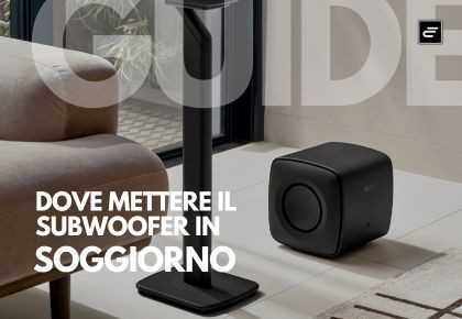 Dove mettere il subwoofer in soggiorno